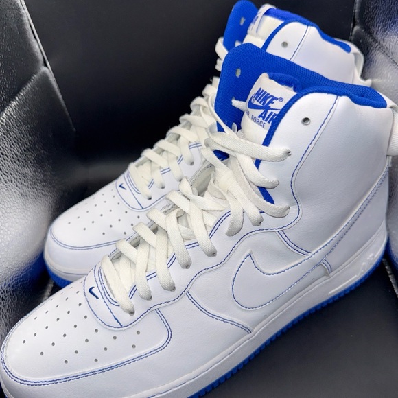Size 13 - Nike Air Force 1 High Royal Blue, CV1753-101, Clean, Excellent, No Box - Picture 2 of 11